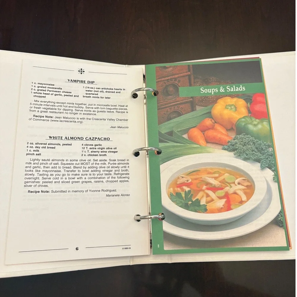 A Taste of Crescenta‎ Valley Cookbook Friends of La Crescenta Library 2004 CA